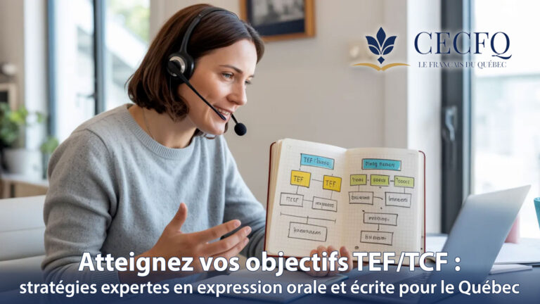 Atteignez vos objectifs TEF/TCF : Stratégies d'oral et d'écrit d'experts pour le Québec