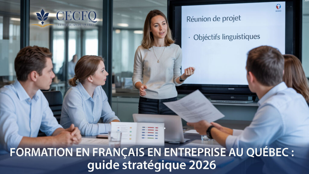 Formation en français en entreprise au Québec : Le guide stratégique 2026