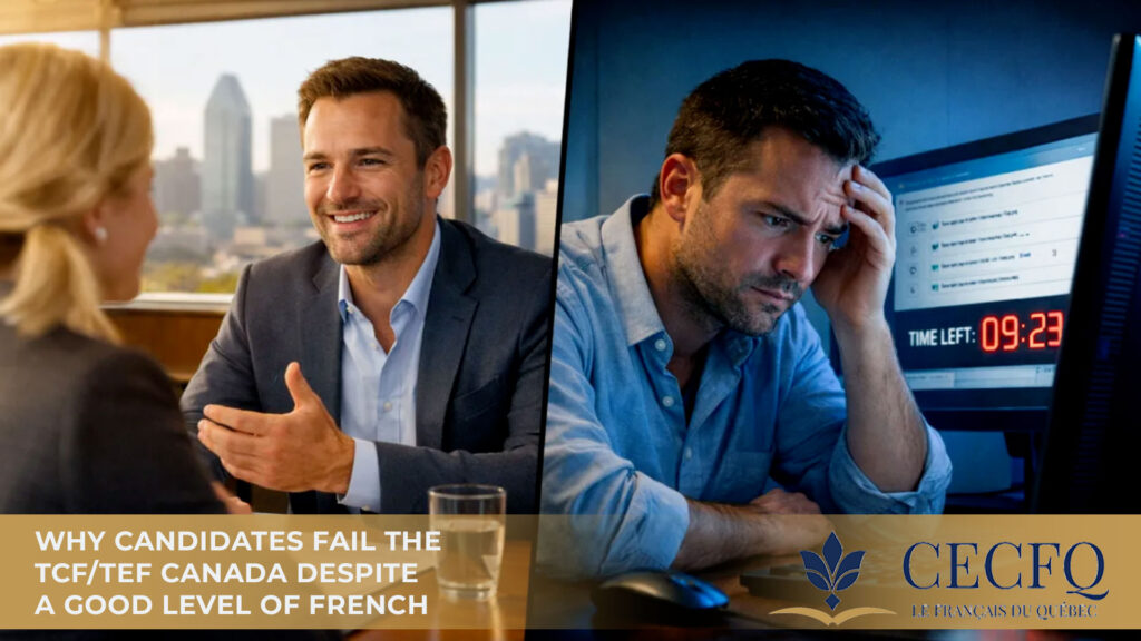 Why Candidates Fail the TCF/TEF Canada Despite a Good Level of French