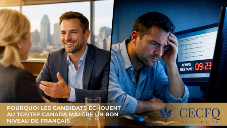 Pourquoi des candidats échouent au TCF/TEF Canada malgré un bon niveau de français