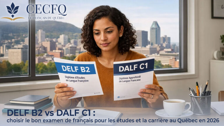 DELF B2 vs DALF C1 : choisir le bon examen de français pour étudier et travailler au Québec en 2026
