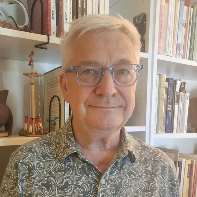 Gilles Lavoie, enseignant de français langue seconde et auteur de Passerelle vers le Québec